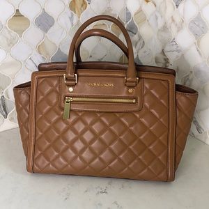 Cognac Michael Kors Purse
